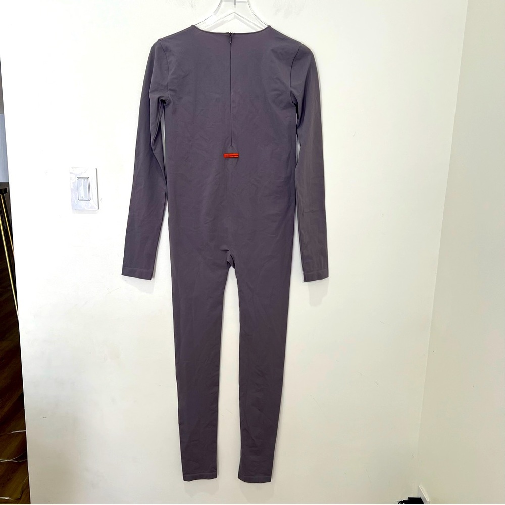 Heron Preston Jumpsuit Reflective Logo Grey Long Sleeve Stretch Size XL‎ - Picture 6 of 13
